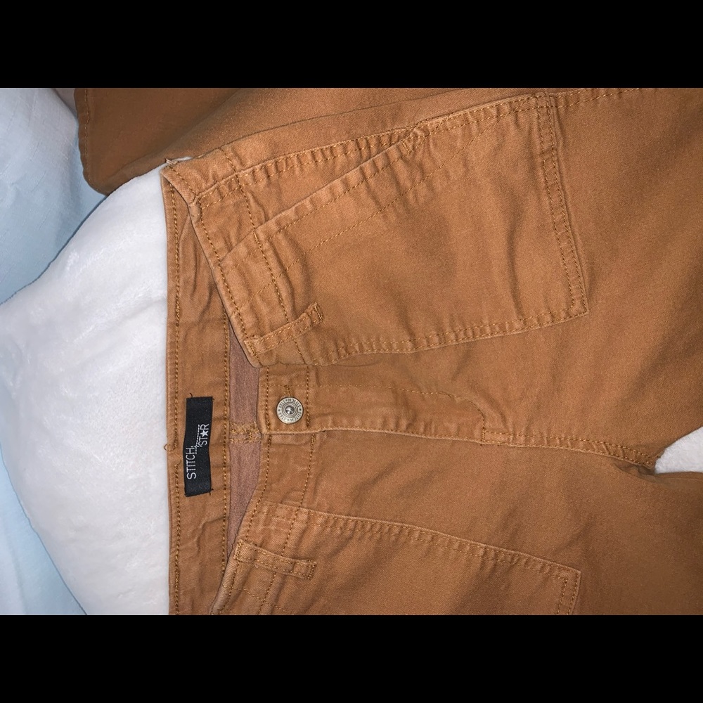 Burnt Orange Crop Vintage Pant